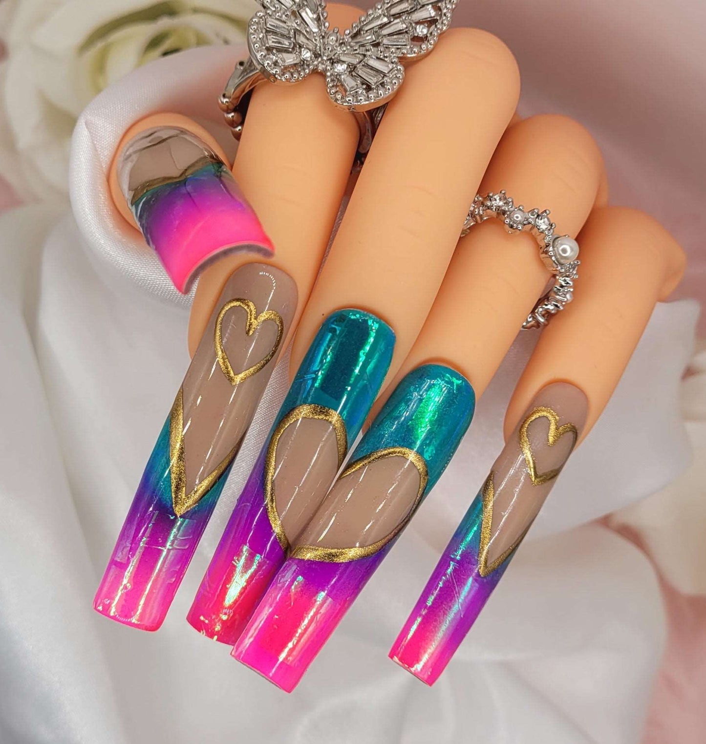 Get trendy with Aurora Heart -  available at Kiss My Polish.