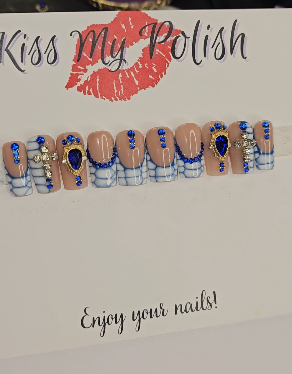 Get trendy with Sapphire(RTS) -  available at Kiss My Polish.