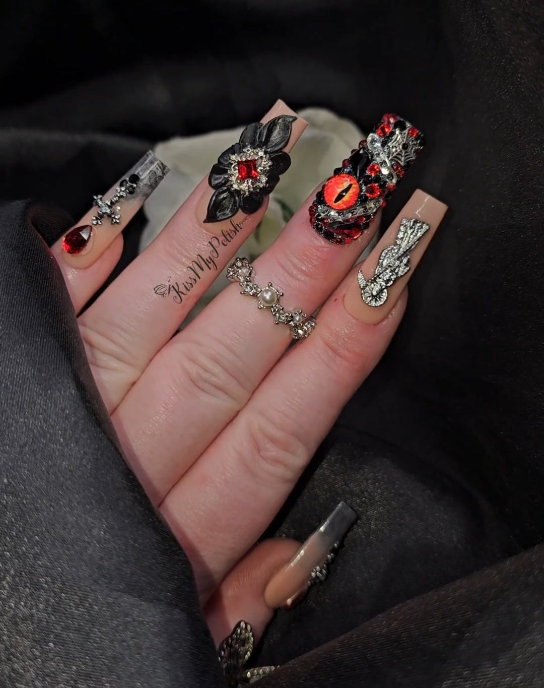 Get trendy with Reaper - press on nails available at Kiss My Polish.