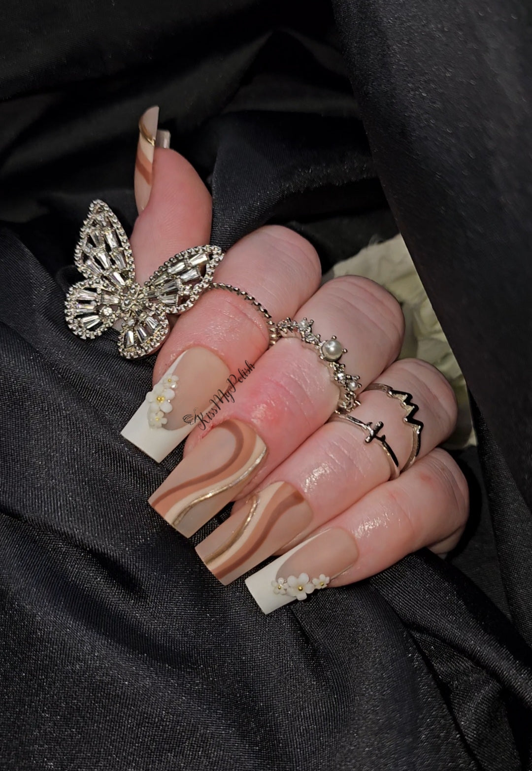 Get trendy with Hazel - press on nails available at Kiss My Polish.