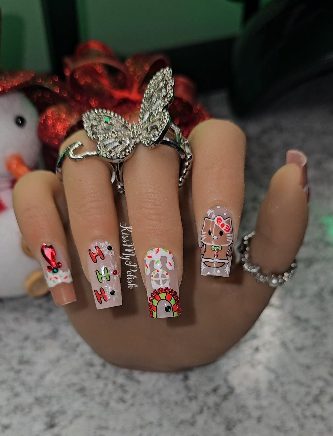 Get trendy with Kitty Gingergirl - press on nails available at Kiss My Polish.