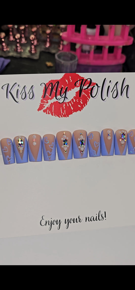 Get trendy with Purple Love(RTS) -  available at Kiss My Polish.