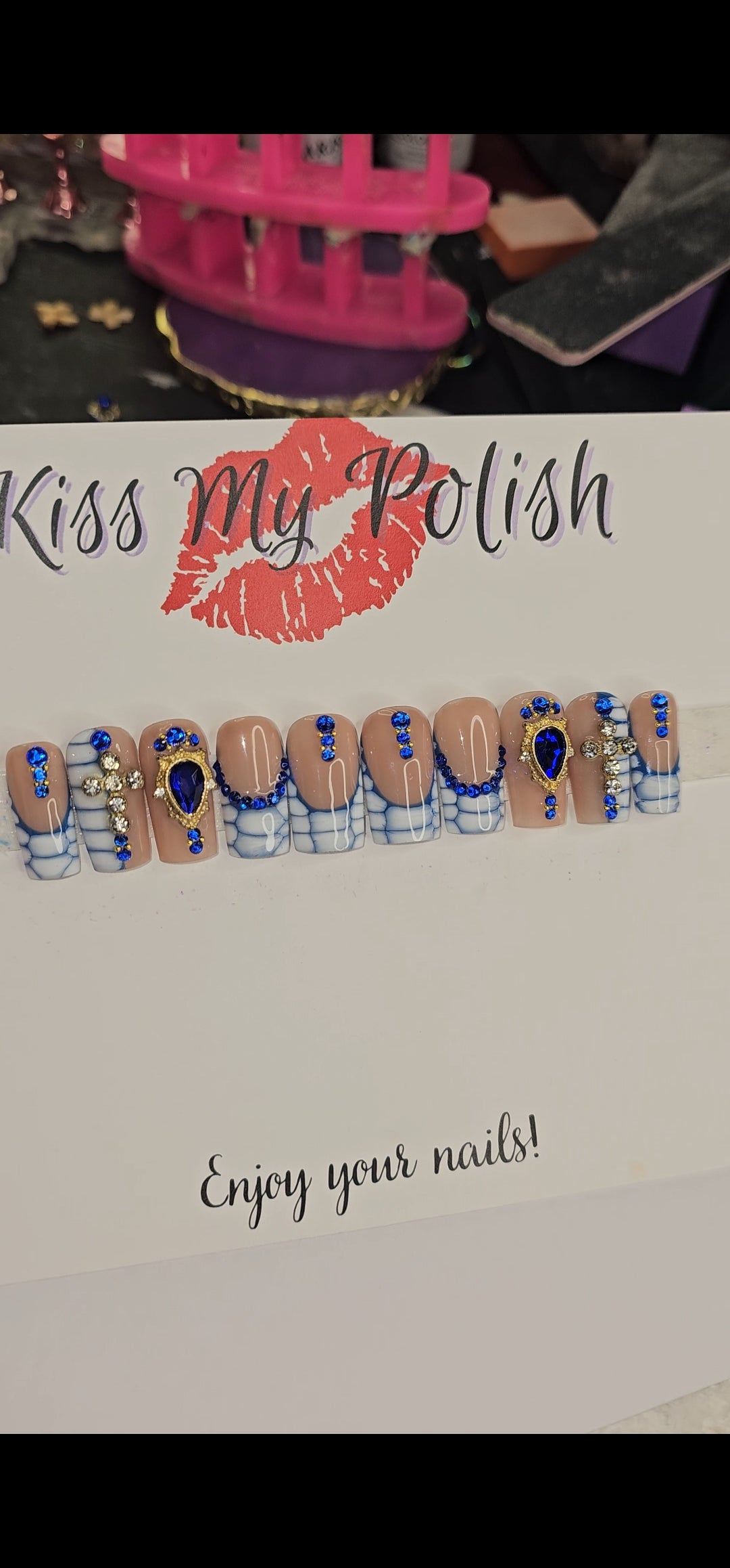 Get trendy with Sapphire(RTS) -  available at Kiss My Polish.