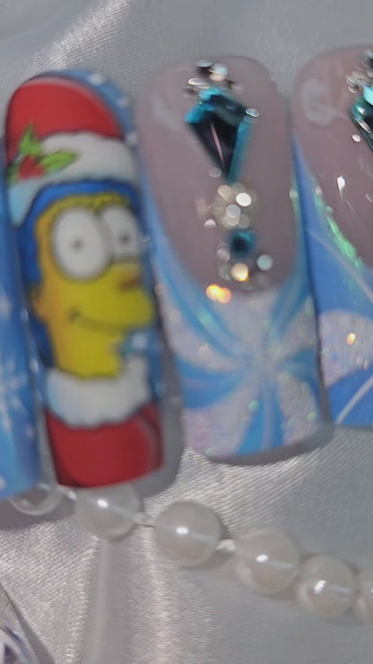 Simpsons Christmas ( Ready To Ship, Size: Medium)