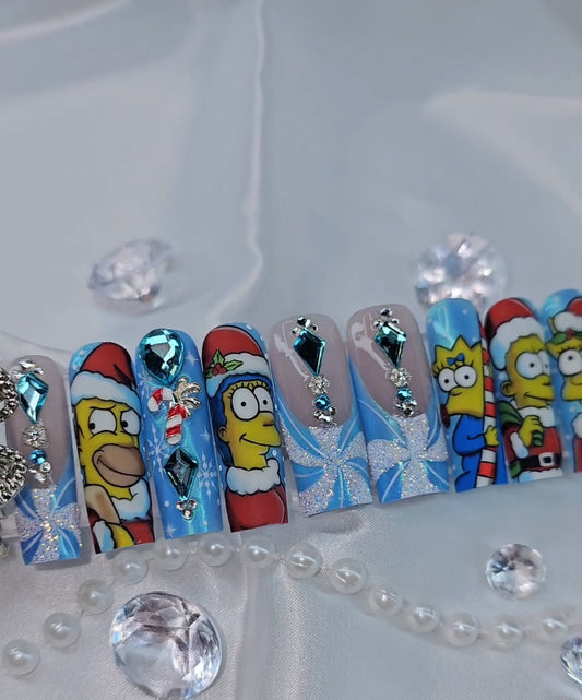 Simpsons Christmas ( Ready To Ship, Size: Medium)