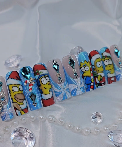 Simpsons Christmas ( Ready To Ship, Size: Medium)