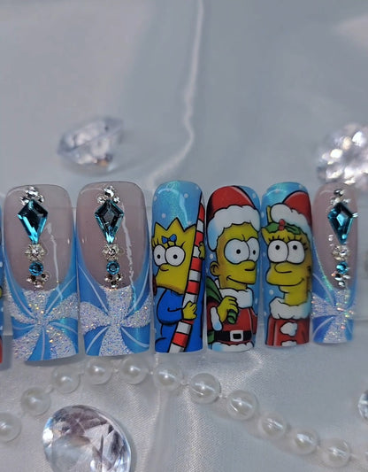 Simpsons Christmas ( Ready To Ship, Size: Medium)