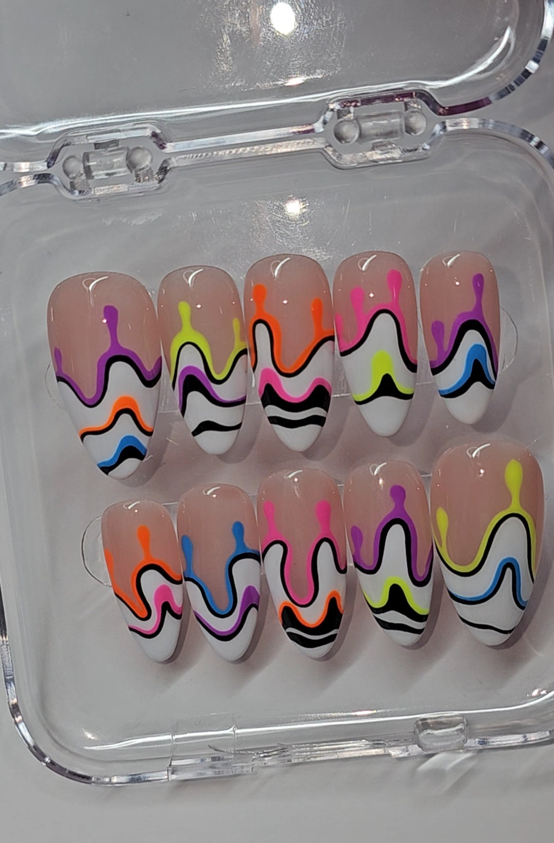 Neon Swirls