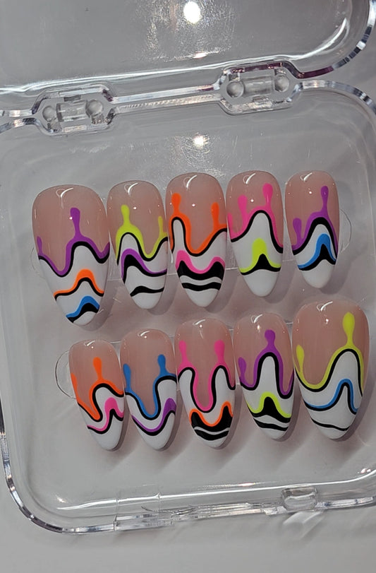 Neon Swirls