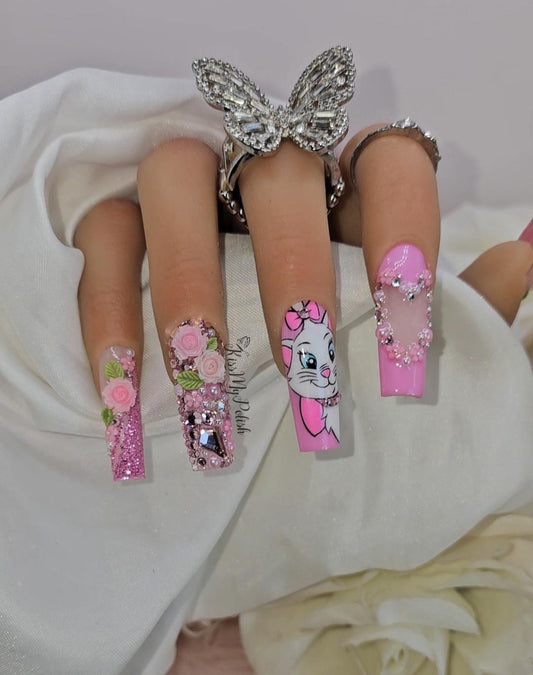 Get trendy with Marie - press on nails available at Kiss My Polish.