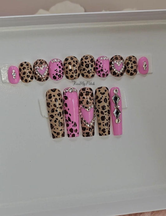 Get trendy with Kitty - press on nails available at Kiss My Polish.